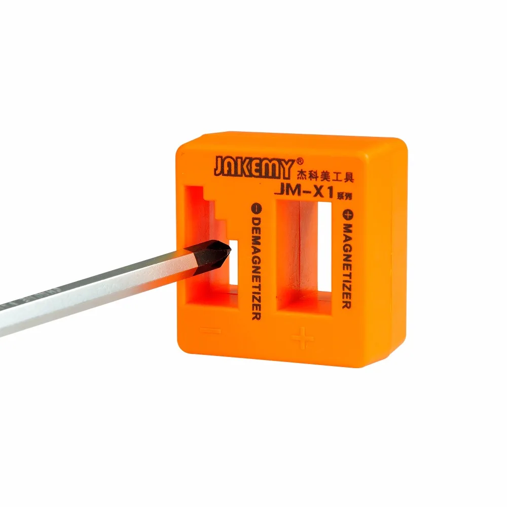JAKEMY 1pc Mini Magnetizer Demagnetizer Tool Orange Screwdriver Magnetic Pickup Tool Screwdriver Magnetic Degaussing
JAKEMY 1pc Mini Magnetizer Demagnetizer Tool Orange Screwdriver Magnetic Pickup Tool Screwdriver Magnetic Degaussing