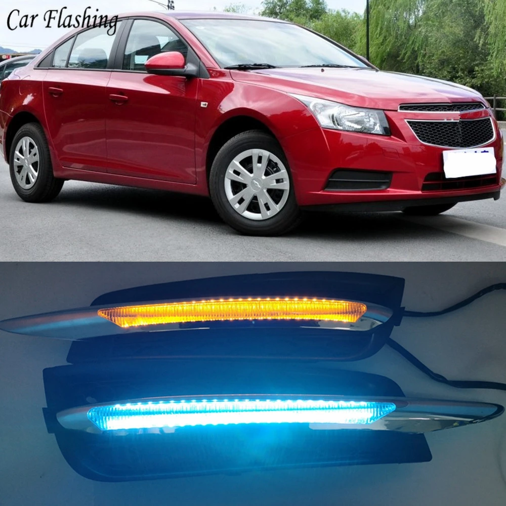 Car Flashing 1set LED DRL Driving Daytime Running Light lamp with turn signal for chevrolet cruze 2009 2010 2011 2012 2013 2014
Car Flashing 1set LED DRL Driving Daytime Running Light lamp with turn signal for chevrolet cruze 2009 2010 2011 2012 2013 2014