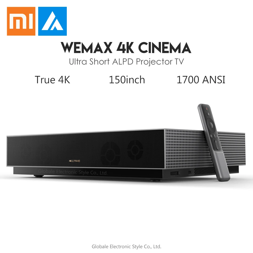 Original Wemax 4K Cinema Ultra Short Throw Laser Projector ALPD 3.0 Home Theatre 1700 ANSI Media Player Set Top Box
Original Wemax 4K Cinema Ultra Short Throw Laser Projector ALPD 3.0 Home Theatre 1700 ANSI Media Player Set Top Box