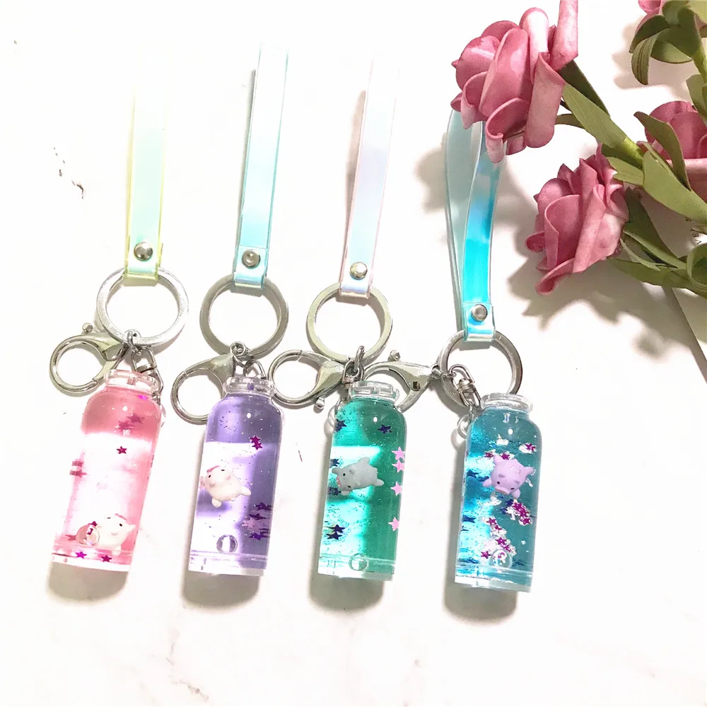 Fashion Car Keychain Creative Piggy Starry Liquid Crystal Quicksand Sequin Key Ring Bag Pendant for Women Bag Charms Key Chain
Fashion Car Keychain Creative Piggy Starry Liquid Crystal Quicksand Sequin Key Ring Bag Pendant for Women Bag Charms Key Chain