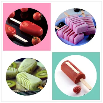 SHENHONG Multiple Styles 4 Cavity Silicone Ice Cream Mold Popsicle Molds With Wooden Sticks Free
SHENHONG Multiple Styles 4 Cavity Silicone Ice Cream Mold Popsicle Molds With Wooden Sticks Free
