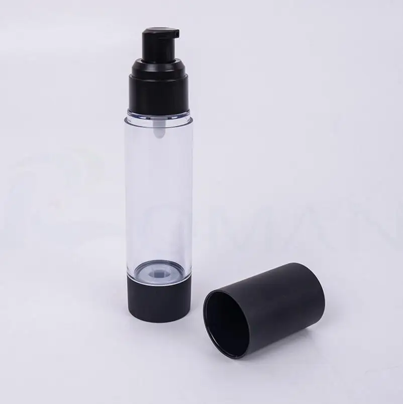 50ml Classic Black Vacuum Airless Pump Bottle Cosmetic Essence Oil Lotion Packaging Refillable Bottle lin3448
50ml Classic Black Vacuum Airless Pump Bottle Cosmetic Essence Oil Lotion Packaging Refillable Bottle lin3448