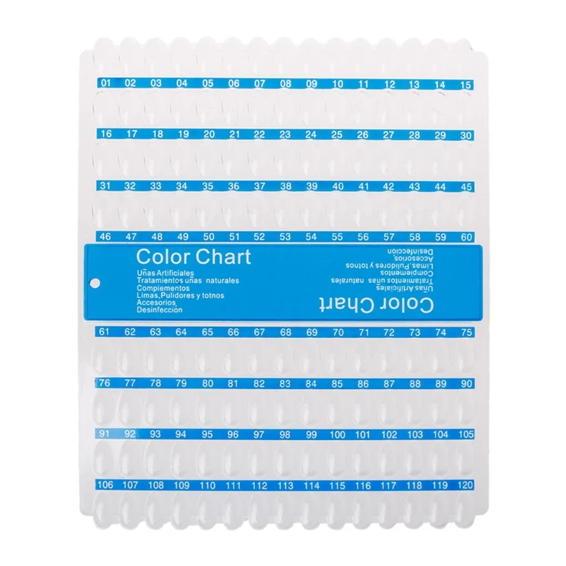 Plastic Showing Shelf Nail Art Tips Color Chart Display 120 Grids Rack Polish Practice Palette Stand 2017 New S
Plastic Showing Shelf Nail Art Tips Color Chart Display 120 Grids Rack Polish Practice Palette Stand 2017 New S