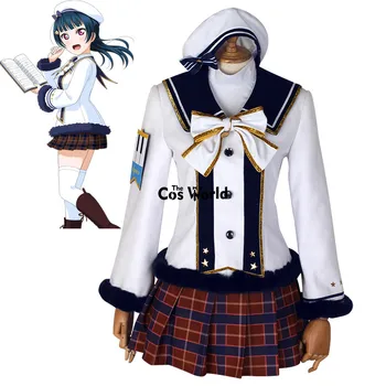 Love Live Sunshine Aqours Tsushima Yoshiko Christmas XMAS Choir Dress Uniform Outfit Anime Cosplay Costumes
Love Live Sunshine Aqours Tsushima Yoshiko Christmas XMAS Choir Dress Uniform Outfit Anime Cosplay Costumes