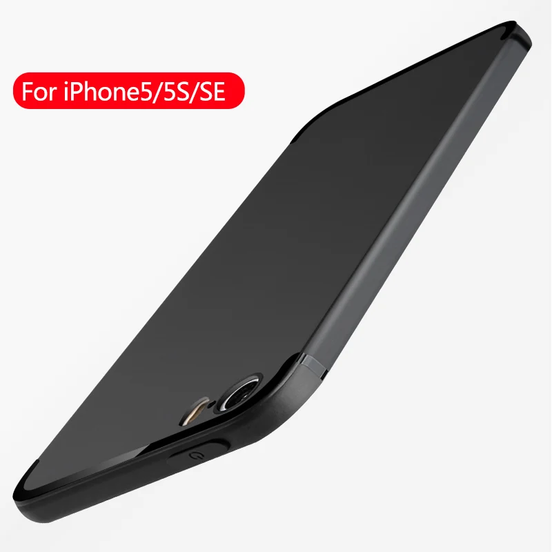 ITEUU 5 5S Ультратонкий матовый чехол из ТПУ для iphone SE чехлы силикона тонкая мягкая