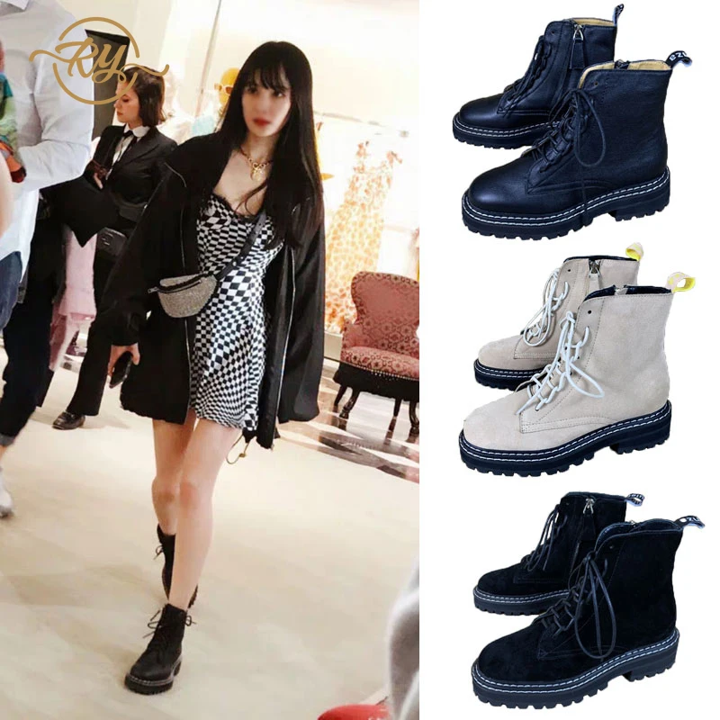 RY-RELAA womens boots fashion shoes 2018 women shoes Genuine Leather platform boots womens boots ankle INS style Martin boots
RY-RELAA womens boots fashion shoes 2018 women shoes Genuine Leather platform boots womens boots ankle INS style Martin boots