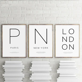 New York Paris and London City Coordinates Poster Canvas Art Print , Black and White City Print Scandinavian Poster Art Decor
New York Paris and London City Coordinates Poster Canvas Art Print , Black and White City Print Scandinavian Poster Art Decor