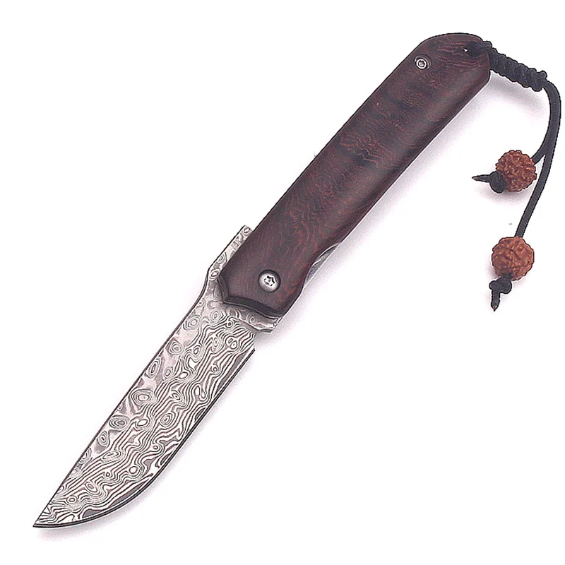 Damascus steel camping portable outdoor survival folding knife tactical fighting hunting rescue pocket knives utility EDC tools
Damascus steel camping portable outdoor survival folding knife tactical fighting hunting rescue pocket knives utility EDC tools