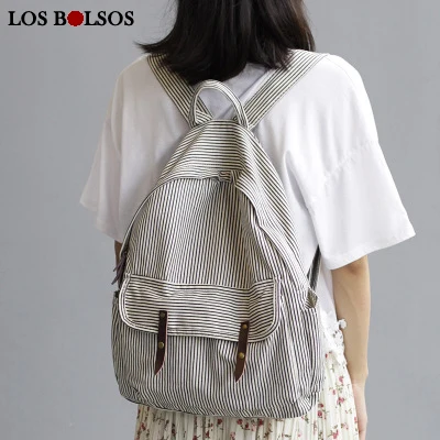 Women Backpack Schoolbag Canvas Striped Backpack Female Vintage Notebook Backpack For Girls Space Backpacks for Teenage Girls
Women Backpack Schoolbag Canvas Striped Backpack Female Vintage Notebook Backpack For Girls Space Backpacks for Teenage Girls