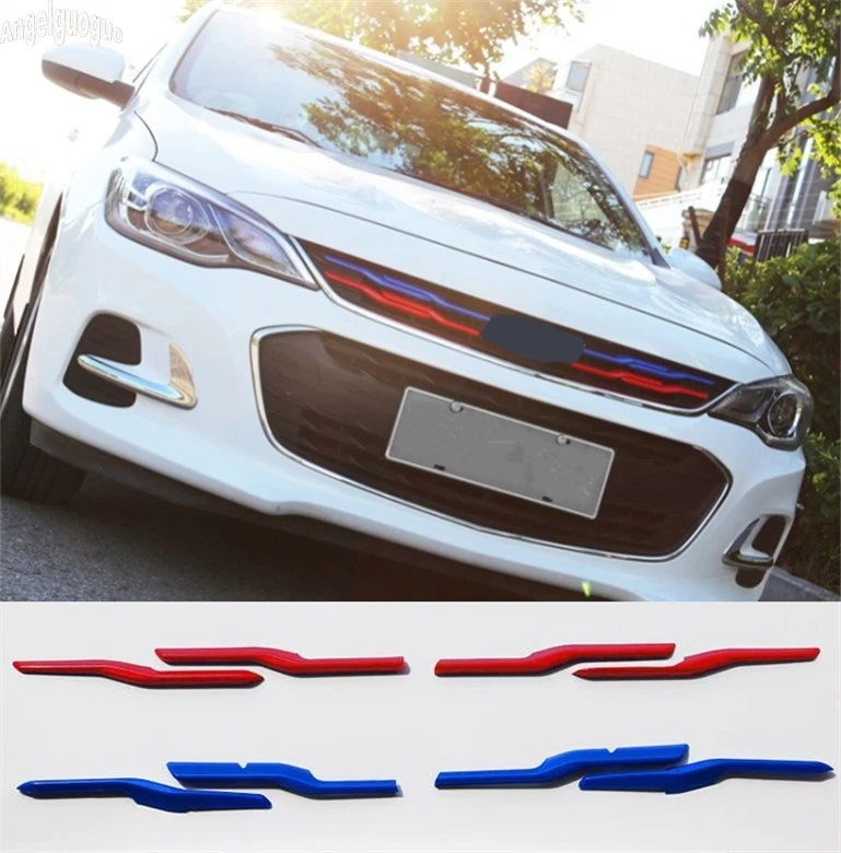 3D цвета украшения для Chevrolet Cavalier 2016-18 автомобиля Передняя решетка отделка полосы