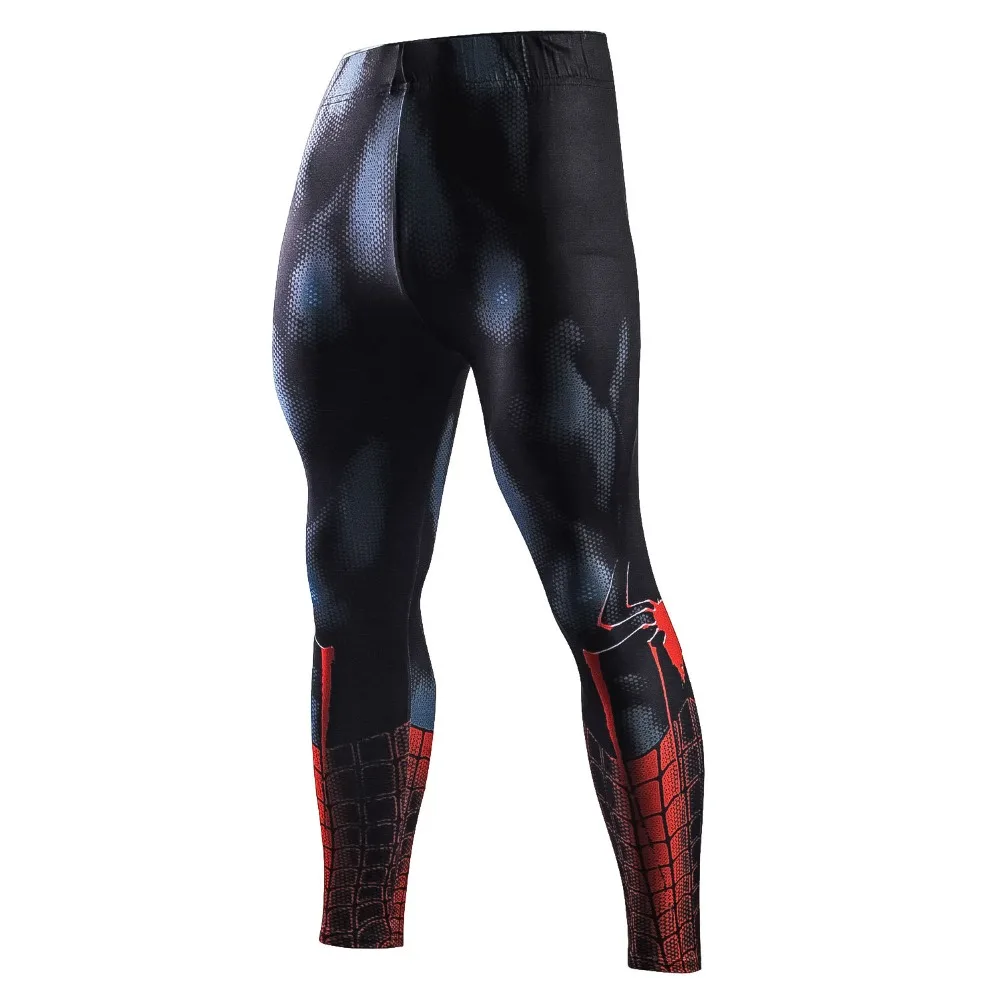 New product of 2018 spiderman sports fitness pants combo 3 marvel men's skinny casual autumn leggings | Мужская одежда