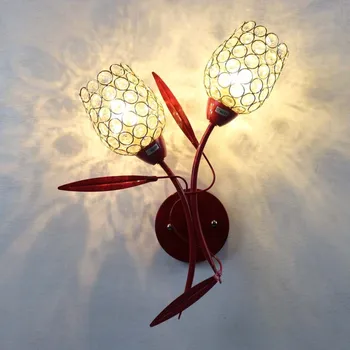 Simple double-headed crystal wall lamp personality dining room art wall lamp romantic warm bedroom wall lamp
Simple double-headed crystal wall lamp personality dining room art wall lamp romantic warm bedroom wall lamp