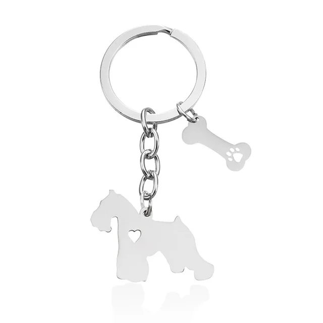 New Schnauzer Keychains Trendy Style Stainless Steel Schnauzer Heart Key Chains Schnauzer Dog Bones Keyrings Jewellery
New Schnauzer Keychains Trendy Style Stainless Steel Schnauzer Heart Key Chains Schnauzer Dog Bones Keyrings Jewellery