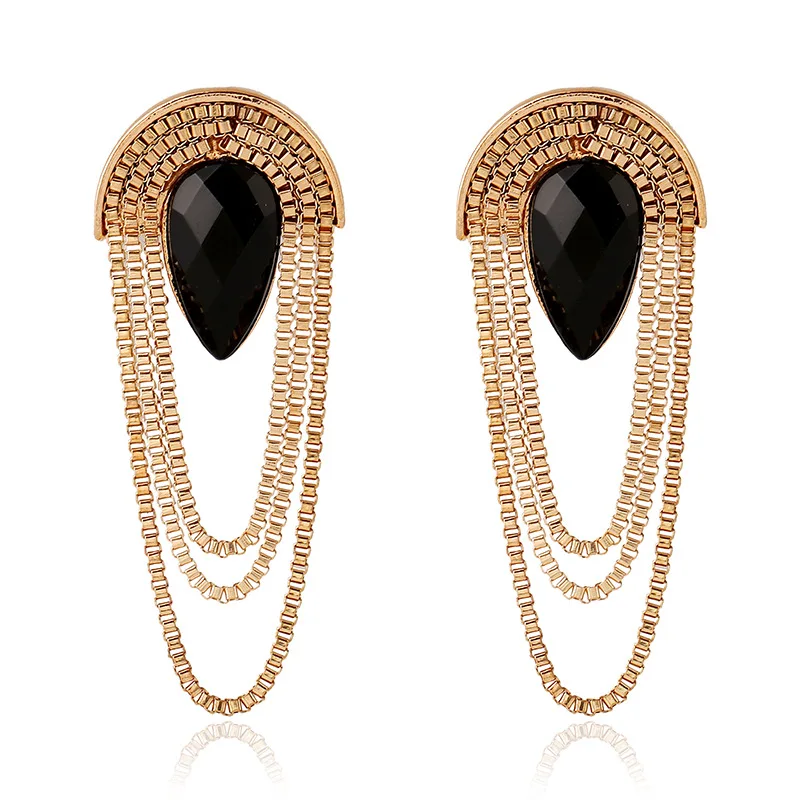 EK145 New Fashion Long Chain Tassel Water Drop Earrings For Women Gem Stone Rhinestone Dangle Hanging Jewelry Brincos Bijoux
EK145 New Fashion Long Chain Tassel Water Drop Earrings For Women Gem Stone Rhinestone Dangle Hanging Jewelry Brincos Bijoux