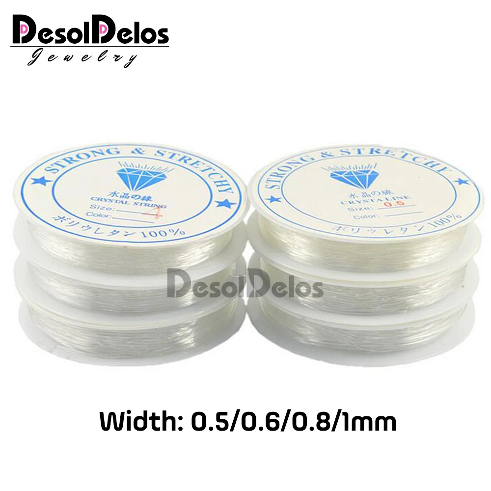 10PCs/Lot Crystal Beading Cord Stretch Elastic Line Clear Round Beading Wire Thread String Beads For DIY Bracelet Jewelry Making
10PCs/Lot Crystal Beading Cord Stretch Elastic Line Clear Round Beading Wire Thread String Beads For DIY Bracelet Jewelry Making