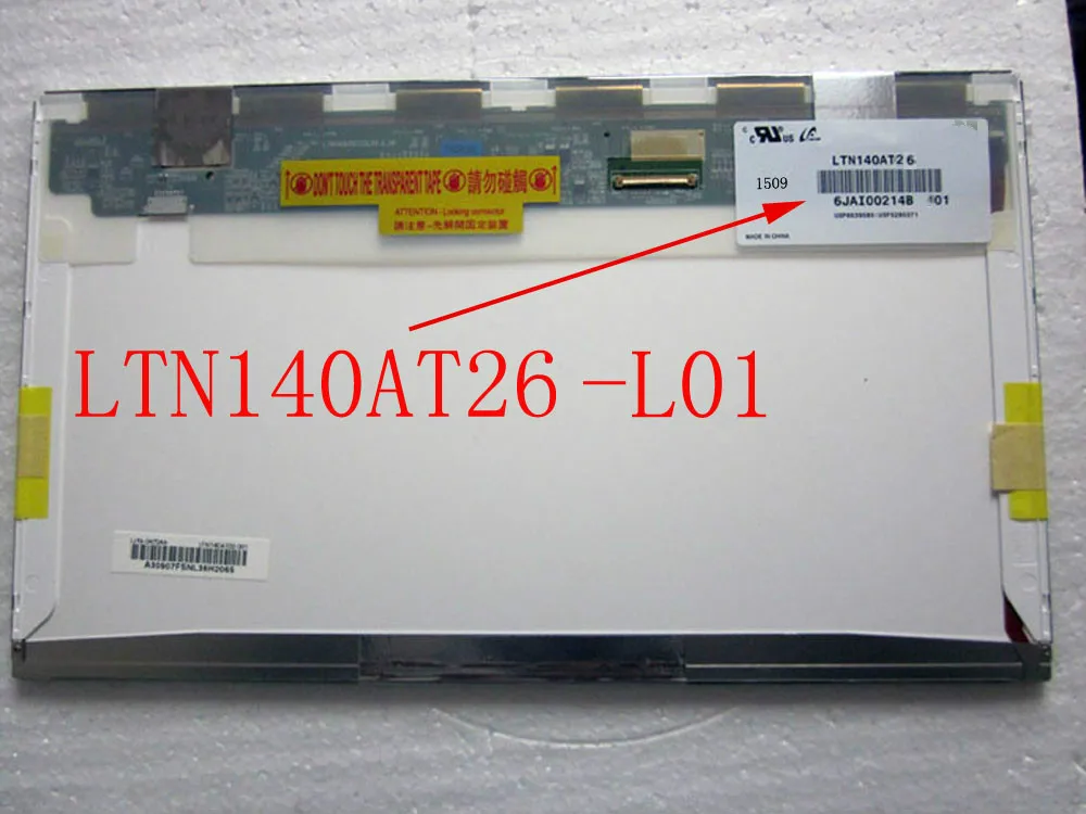 LTN140AT26-L01 LTN140AT26 L01 TFT LCD Screen Panel 1366*768 LVDS 40PINS