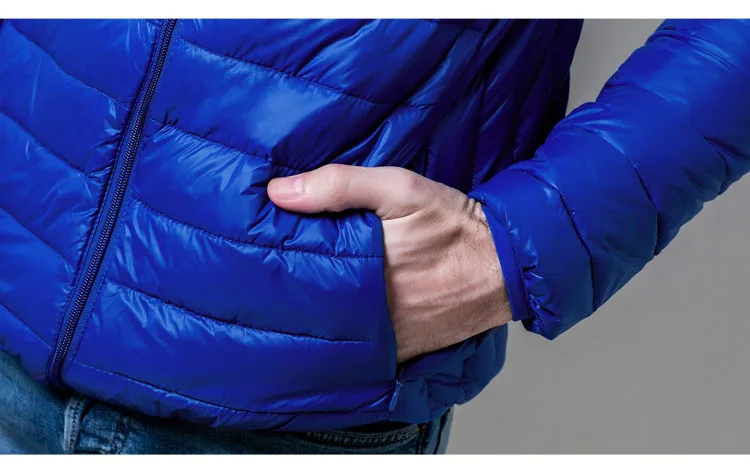 Aolamegs Men Winter Down Jacket Ultralight Thin White Duck Down Coat Solid Color Feather Jackets Male Windproof Warm Outwear 3XL (21)