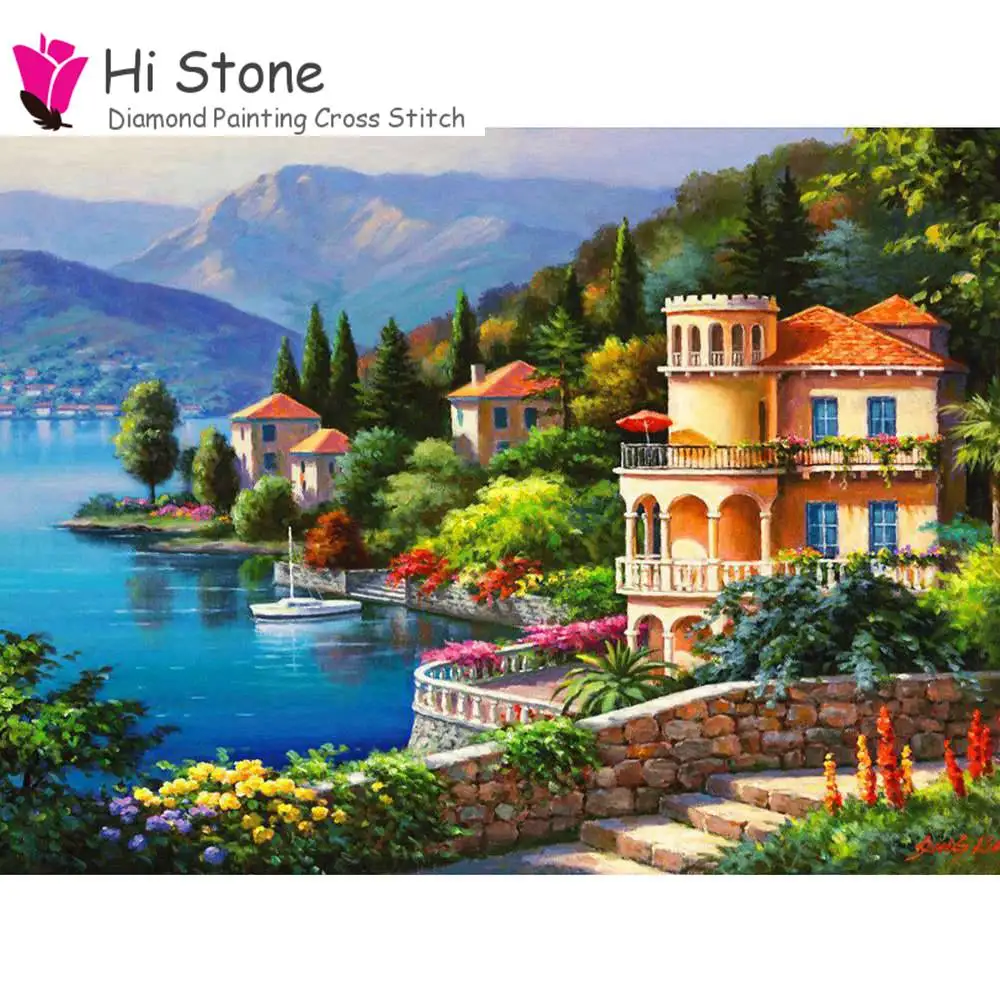 5D Diy Diamond Painting Village Landscape Lake Diamond Embroidery Cross Stitch Full Square Crystal Mosaic Home Decoration
5D Diy Diamond Painting Village Landscape Lake Diamond Embroidery Cross Stitch Full Square Crystal Mosaic Home Decoration