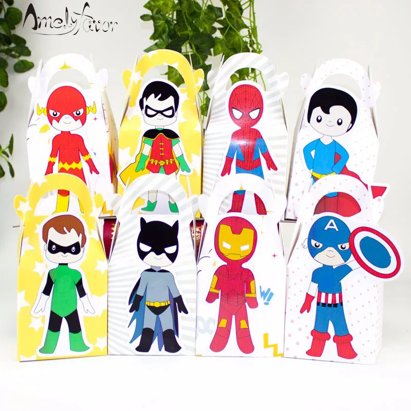 Superhero Favor Box Candy Box Gift Box Cupcake Box Kids Birthday Party Supplies Decoration Event Party Supplies
Superhero Favor Box Candy Box Gift Box Cupcake Box Kids Birthday Party Supplies Decoration Event Party Supplies