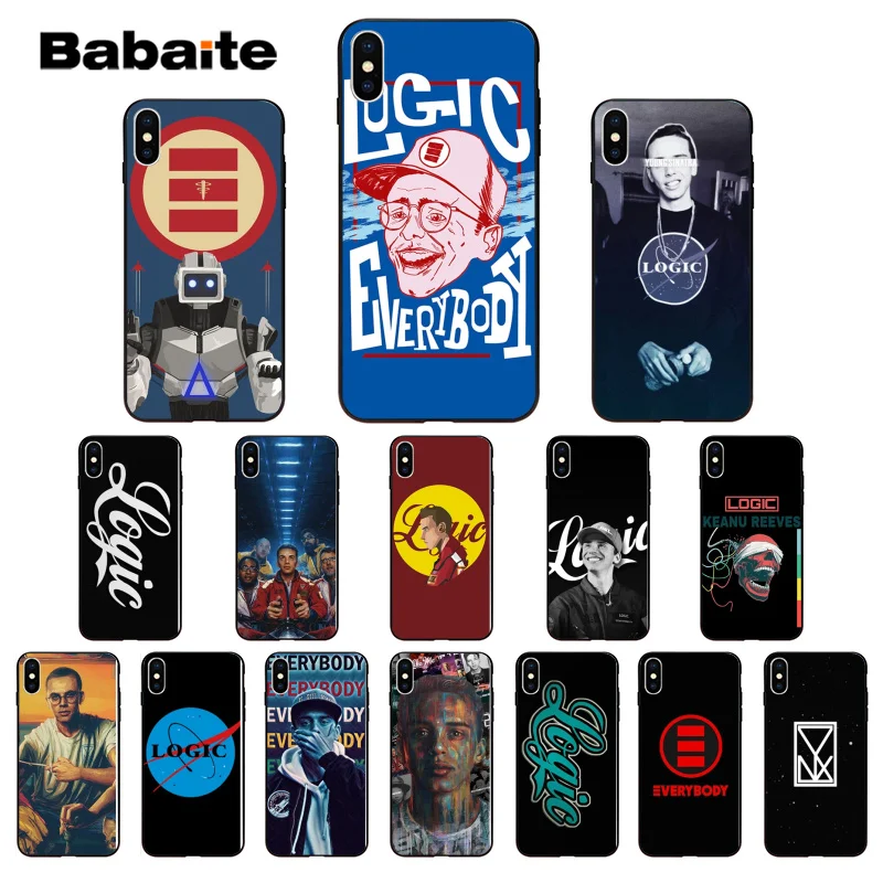 Babaite Rapper Logic everybody Customer High Quality Phone Case for Apple iPhone 7 8 6 6S Plus X XS MAX 5 5S SE XR Mobile Cover
Babaite Rapper Logic everybody Customer High Quality Phone Case for Apple iPhone 7 8 6 6S Plus X XS MAX 5 5S SE XR Mobile Cover