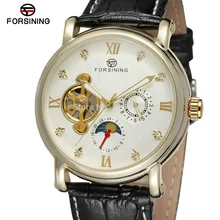 NEW ARRIVE! FORSINING FSG800M3G3 popular design for men automatic watch with gold color case silver dial with stones
NEW ARRIVE! FORSINING FSG800M3G3 popular design for men automatic watch with gold color case silver dial with stones