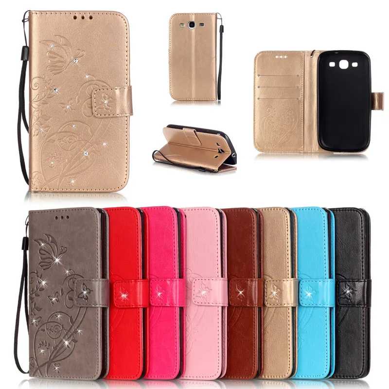 Bling Book Style Leather Wallet Flip Butterfly Fundas Case For Samsung Galaxy S3 I9300/S3 Mini I8190 Cover Phone Bag Capa+Strap
Bling Book Style Leather Wallet Flip Butterfly Fundas Case For Samsung Galaxy S3 I9300/S3 Mini I8190 Cover Phone Bag Capa+Strap