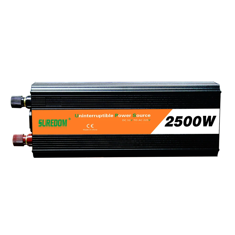 UPS 2500W Power Inverter 12V DC to 220V AC with 2 AC Outlets Home Car RV Converter for Household
UPS 2500W Power Inverter 12V DC to 220V AC with 2 AC Outlets Home Car RV Converter for Household