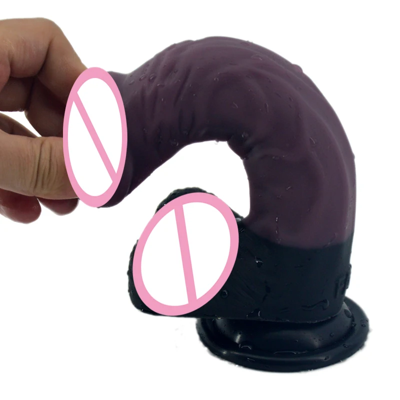New Silicone Dildo Realistic Solid Penis Suction Cup Odorless Health Sex Toys For Woman Oral Sex Masturbate Insert Vagina