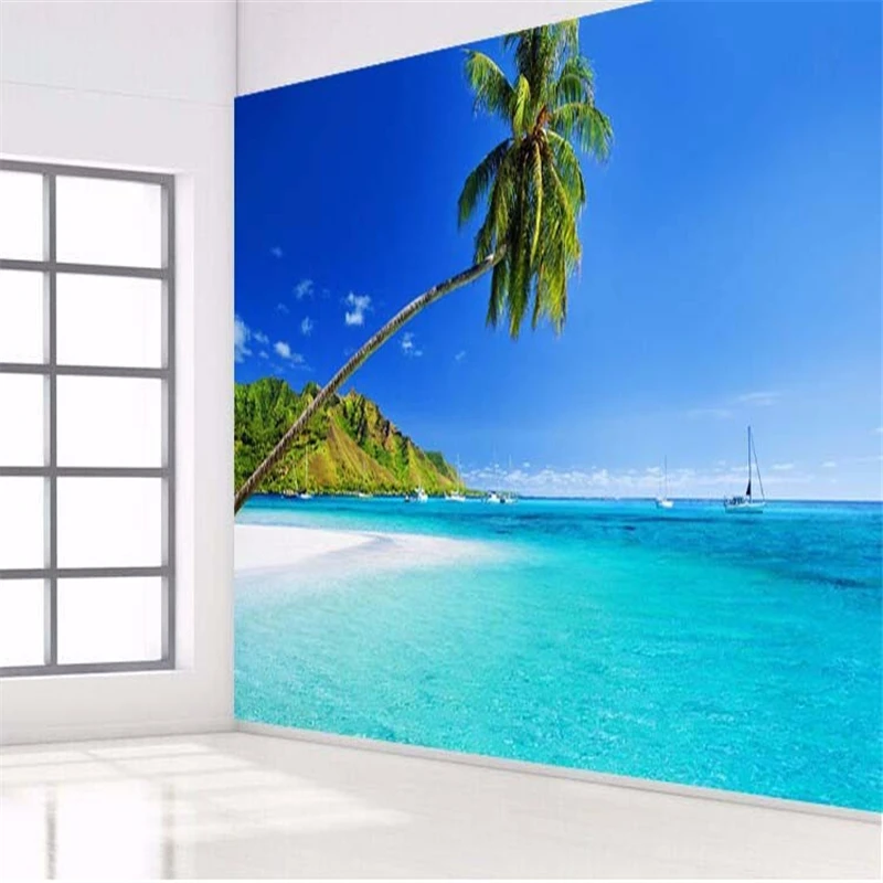 beibehang custom photo 3d wall paper Mediterranean palm mural TV backdrop blue sky clouds large wall mural wallpaper for wall 3d
beibehang custom photo 3d wall paper Mediterranean palm mural TV backdrop blue sky clouds large wall mural wallpaper for wall 3d