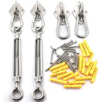 304 Stainless Steel Heavy Duty Sun Shade Sail Hardware Kit for Triangle and Square Rectangle Sun Shade Sail Fixing Accessories
304 Stainless Steel Heavy Duty Sun Shade Sail Hardware Kit for Triangle and Square Rectangle Sun Shade Sail Fixing Accessories