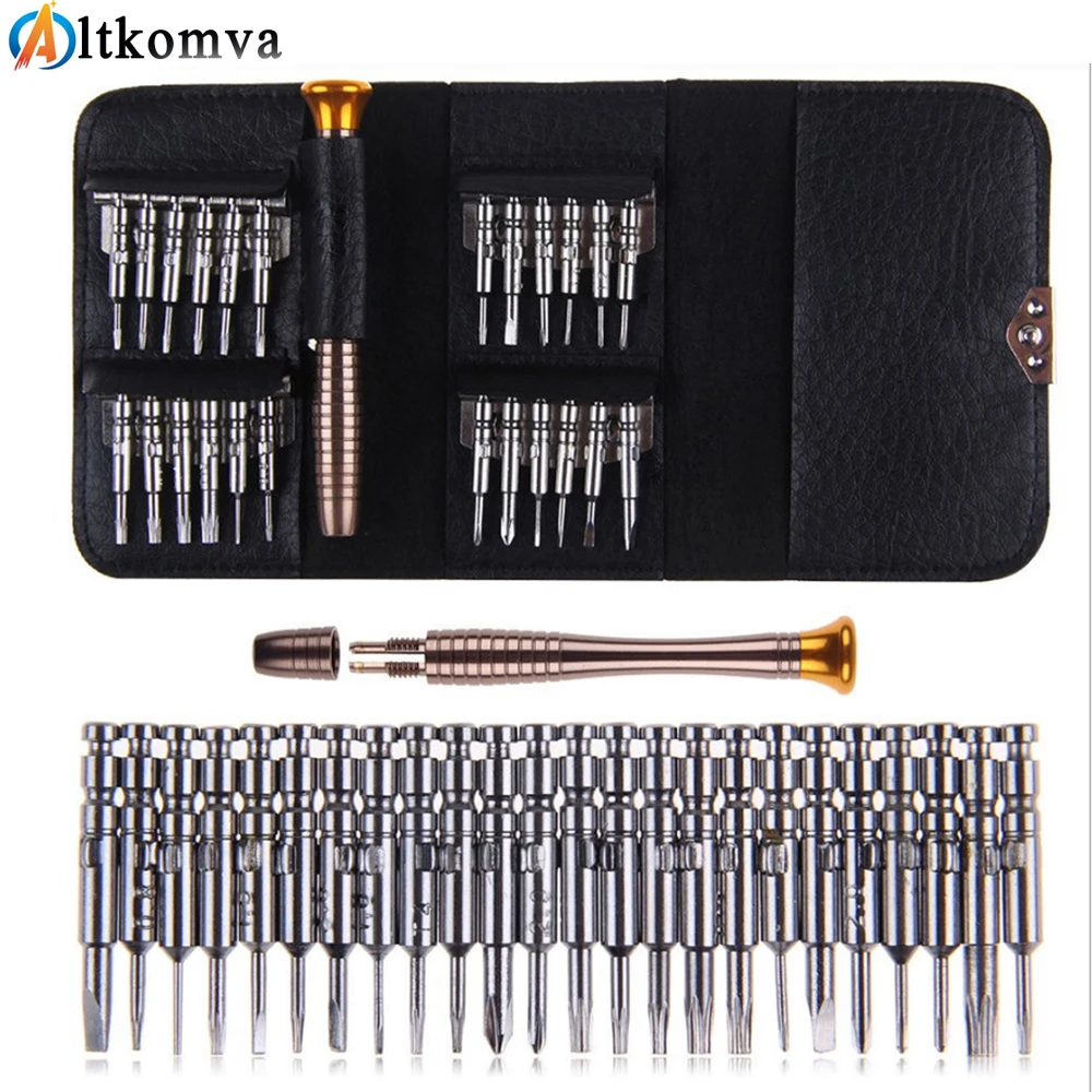 Altkomva Screwdriver Set 25 in 1 Torx Multifunctional Opening Repair Tool Set Precision Screwdriver For Phones Tablet PC
Altkomva Screwdriver Set 25 in 1 Torx Multifunctional Opening Repair Tool Set Precision Screwdriver For Phones Tablet PC
