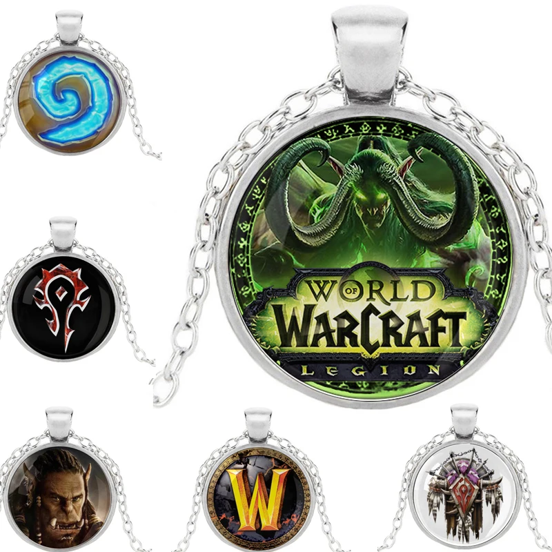 WOW Game World of Warcraft Necklace Hearthstone Symbol Tribal Emblem Torques Figure Alliance Horde Flag LOGO Glass Dome Pendant
WOW Game World of Warcraft Necklace Hearthstone Symbol Tribal Emblem Torques Figure Alliance Horde Flag LOGO Glass Dome Pendant
