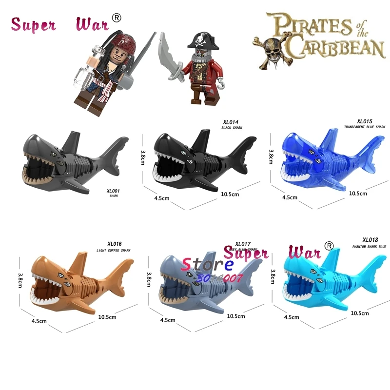 Single Captain Pirates of The Caribbean Halloween Zombie Pirate Shark building blocks models bricks toys for children kit
Single Captain Pirates of The Caribbean Halloween Zombie Pirate Shark building blocks models bricks toys for children kit