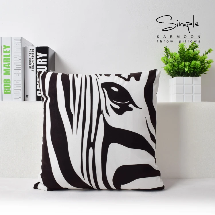 Nordic Black White Animal Decorative Cushions Cover Velvet Zebra Throw Pillow Case Sham Wild Fashion Modern Sofa Decor 18"x18"
Nordic Black White Animal Decorative Cushions Cover Velvet Zebra Throw Pillow Case Sham Wild Fashion Modern Sofa Decor 18"x18"