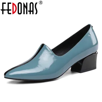 FEDONAS Summer Shoes Fashion High Heels Genuine Leather Women Pumps Pointed Toe Shallow Party Shoes Woman Office Ladies Shoes 
FEDONAS Summer Shoes Fashion High Heels Genuine Leather Women Pumps Pointed Toe Shallow Party Shoes Woman Office Ladies Shoes