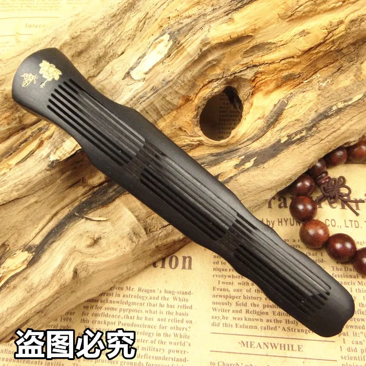 

Ebony purple Tan Guqin lying censer / MAHOGANY / sandalwood incense incense furnace line a wood burner box