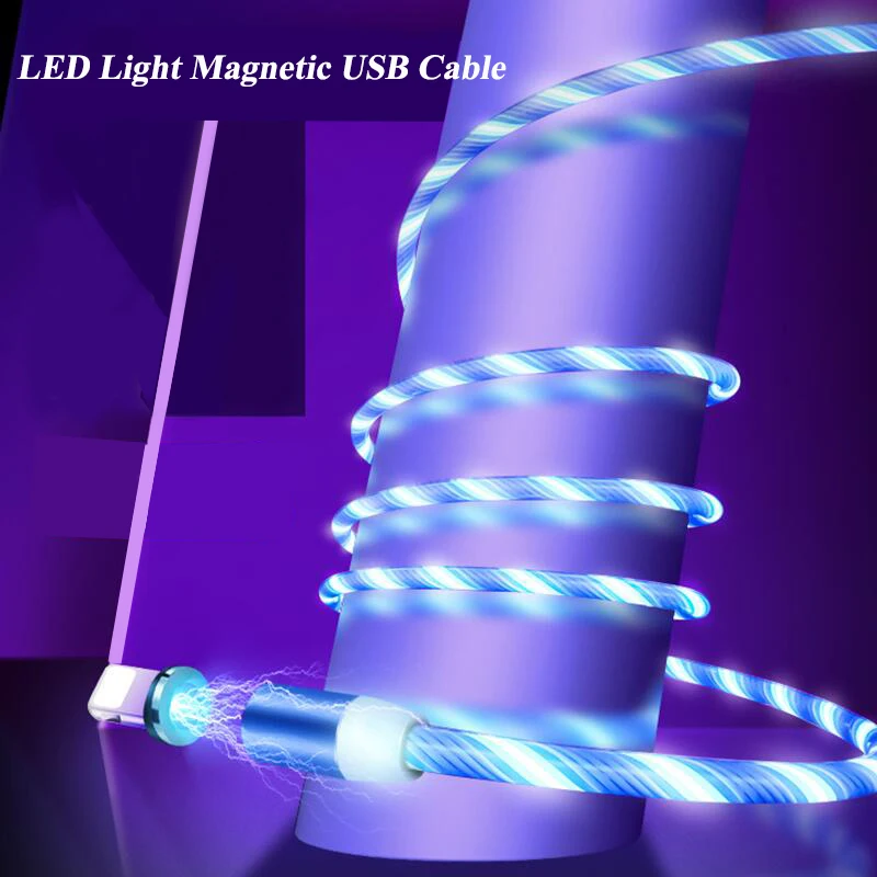 LED Glowing Flow Magnetic USB Cable for iPhone X Xs Max Magnet Micro USB Type C Cord for Samsung Galaxy S9 S10 A50 Xiaomi Huawei
LED Glowing Flow Magnetic USB Cable for iPhone X Xs Max Magnet Micro USB Type C Cord for Samsung Galaxy S9 S10 A50 Xiaomi Huawei