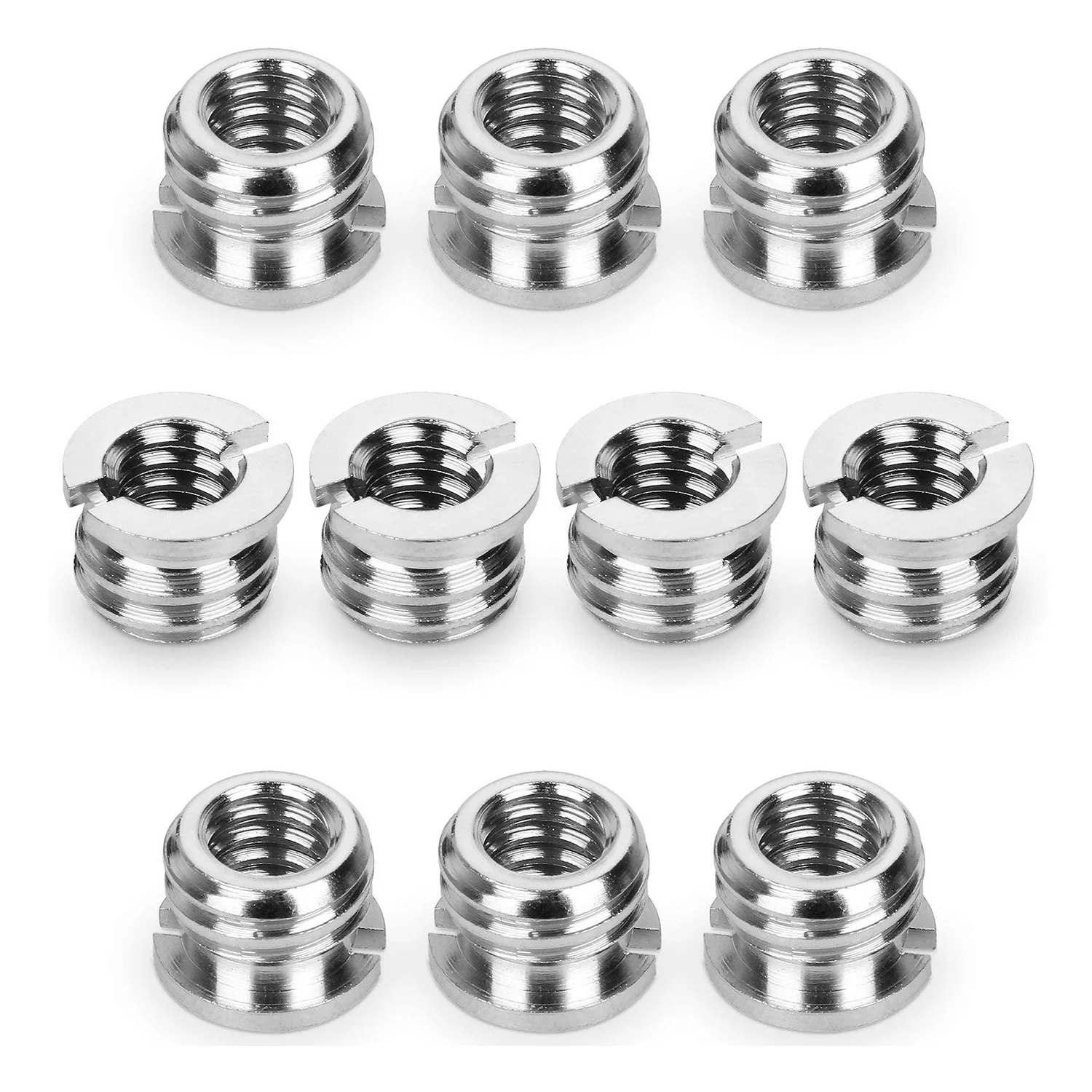 Camera 1/4in-20 to 3/8in-16 Reducer Bushing Convert Screw Adapter for Tripod,Monopod, Ballhead, Stand and Video light DSLR SLR
Camera 1/4in-20 to 3/8in-16 Reducer Bushing Convert Screw Adapter for Tripod,Monopod, Ballhead, Stand and Video light DSLR SLR