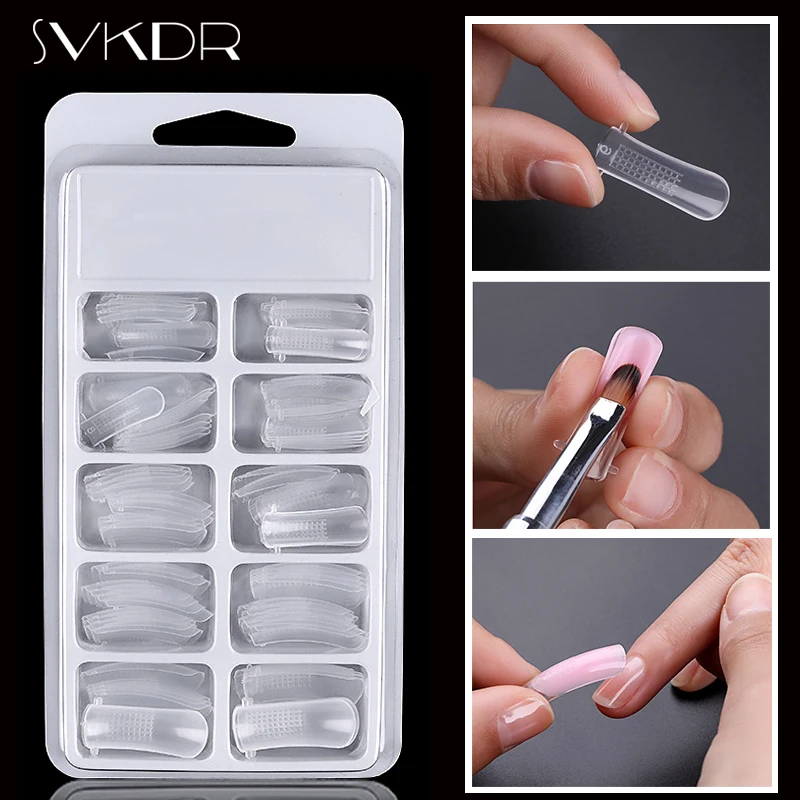 100pcs Poly Gel False Nail Tips Clear Cover Acrylic Nail Mold Mixed Size False Nails with Scale Tool Crystal Extension Nails
100pcs Poly Gel False Nail Tips Clear Cover Acrylic Nail Mold Mixed Size False Nails with Scale Tool Crystal Extension Nails