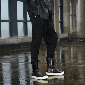 Male Harem Trousers Jogger Sweatpants Men Japan Style Fashion Streetwear Hip Hop Punk Gothic Black Loose Casual Pant
Male Harem Trousers Jogger Sweatpants Men Japan Style Fashion Streetwear Hip Hop Punk Gothic Black Loose Casual Pant