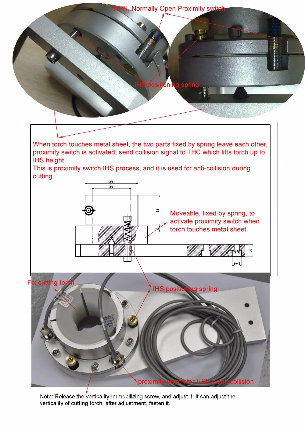 Anti-collision fixture