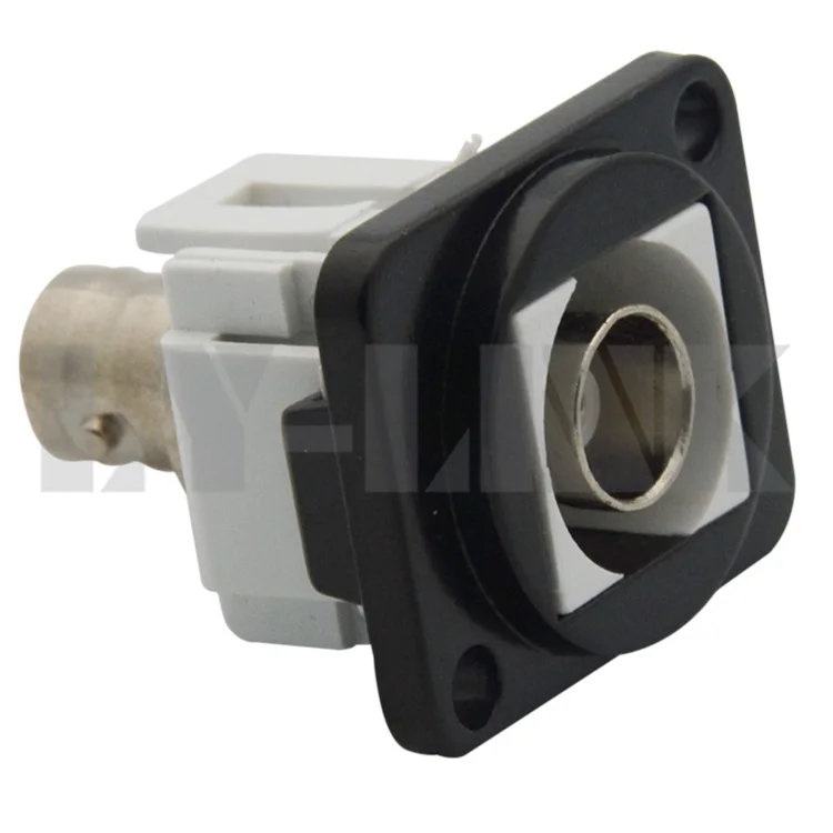 D type metal BNC female to connector |