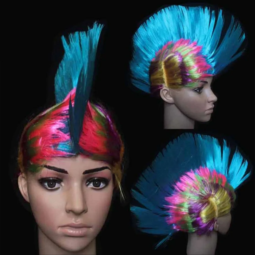 Cockscomb Hair Wig Halloween Masquerade Ball Party Fashion Unisex Punk Mohawk Mohican Hairstyle Cosplay Showing Horror Nights
Cockscomb Hair Wig Halloween Masquerade Ball Party Fashion Unisex Punk Mohawk Mohican Hairstyle Cosplay Showing Horror Nights