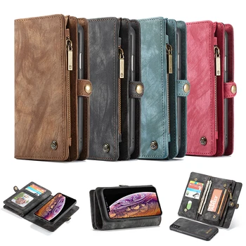 Detachable Zipper Wallet Magnetic Phone Cases For iPhone XS MAX XR 10 Genuine Leather Folio Cover for iPhone 6 6s 7 8 Plus 8Plus
Detachable Zipper Wallet Magnetic Phone Cases For iPhone XS MAX XR 10 Genuine Leather Folio Cover for iPhone 6 6s 7 8 Plus 8Plus