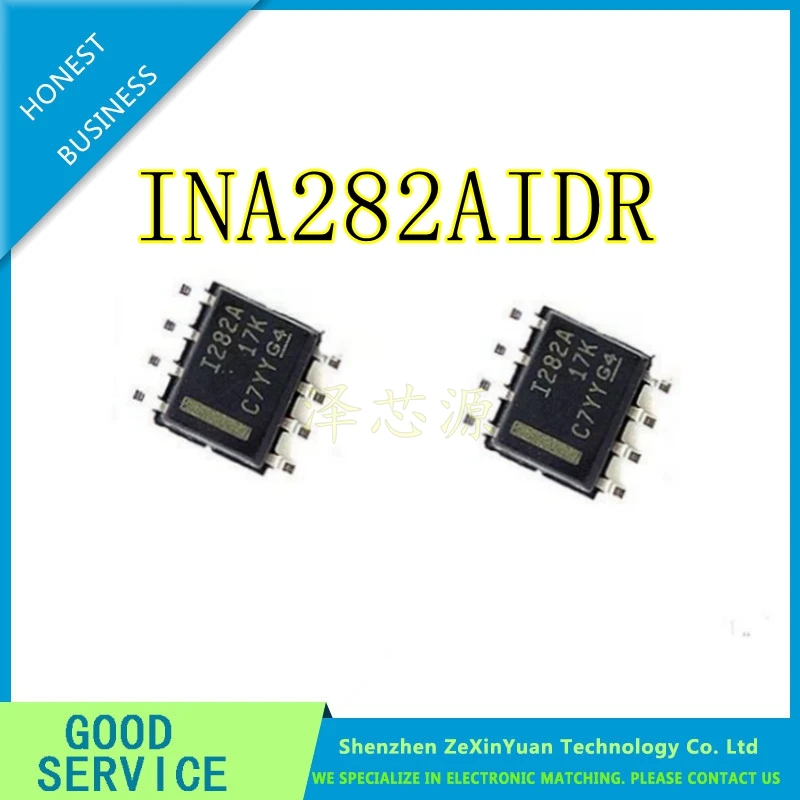 5 шт. 10 INA282 INA282AIDR INA282AID I282A SOP8 | Электроника