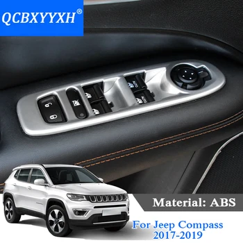 QCBXYYXH ABS Car Styling For Jeep Compass 2017-2019 Interior Door Window Lift Switch Panel Cover Trim Decoration Accessories
QCBXYYXH ABS Car Styling For Jeep Compass 2017-2019 Interior Door Window Lift Switch Panel Cover Trim Decoration Accessories