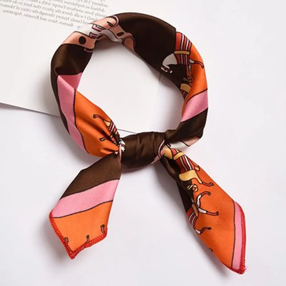 Trendy Small Square Satin Print Hairband Scarf Artifical Silk Vintage Scarf Hair Tie Women Wrap Handkerchief Bandana Accessories
Trendy Small Square Satin Print Hairband Scarf Artifical Silk Vintage Scarf Hair Tie Women Wrap Handkerchief Bandana Accessories