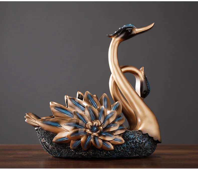 Waliicorners Creative Crafts Resin Red Wine Holder Frame Swan Horse Deer Antlers Room Decoration Cattle Porcelain Animal Figurines 8 HTB176pvevWG3KVjSZFgq6zTspXaf
