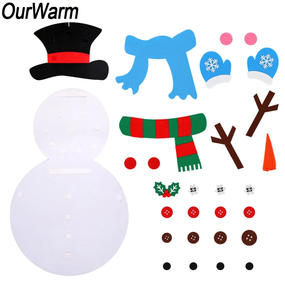 OurWarm 50x100cm Handmade Felt Snowman Handmade DIY Craft Kids Party Game Educational Toys New Year Gift Door Wall Hanging Decor
OurWarm 50x100cm Handmade Felt Snowman Handmade DIY Craft Kids Party Game Educational Toys New Year Gift Door Wall Hanging Decor