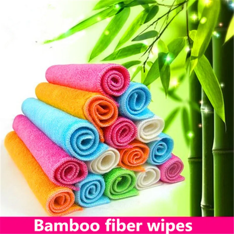 Wholesale 50pcs 100% Bamboo fiber washing cloth Magic Multi-function Kitchen cloths ANTI GREASY wipeing cleaning rags
Wholesale 50pcs 100% Bamboo fiber washing cloth Magic Multi-function Kitchen cloths ANTI GREASY wipeing cleaning rags